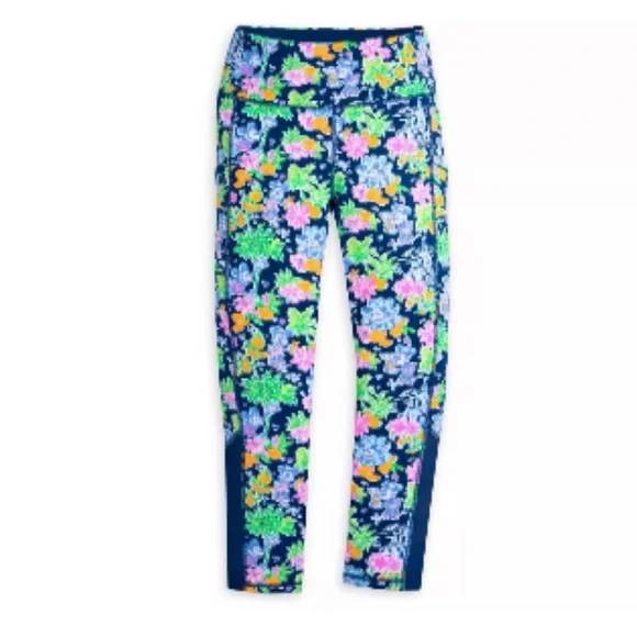 Disney and Lilly Pulitzer Weekender Mickey & Minnie Leggings S, M, - Picture 7 of 8